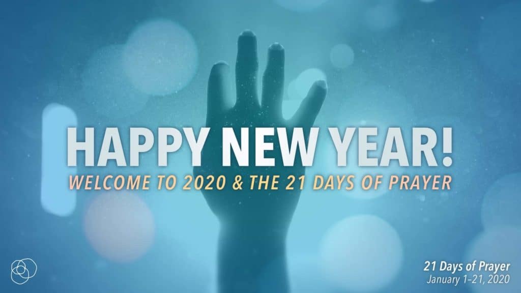 21 Days Of Prayer To Start 2020