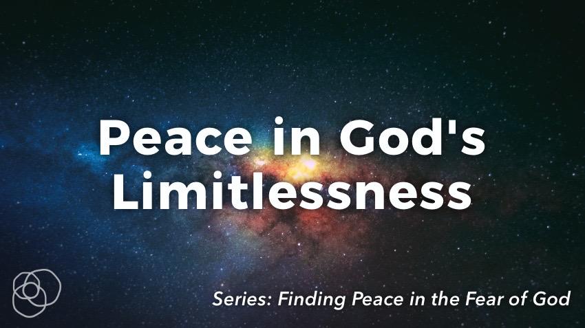 Peace In God'S Limitlessness