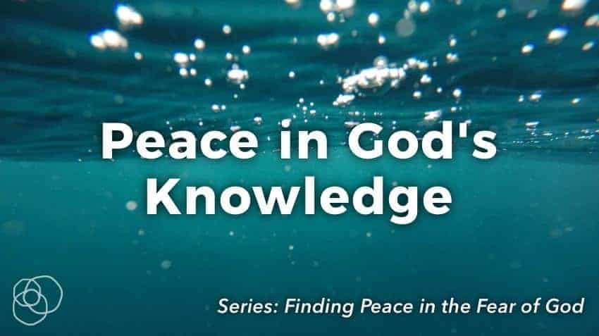 Peace In God'S Knowledge