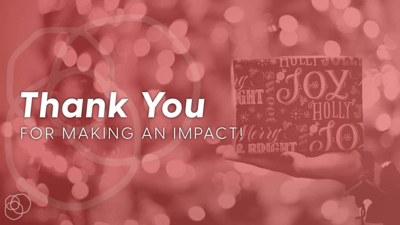 Impact Gift thank you