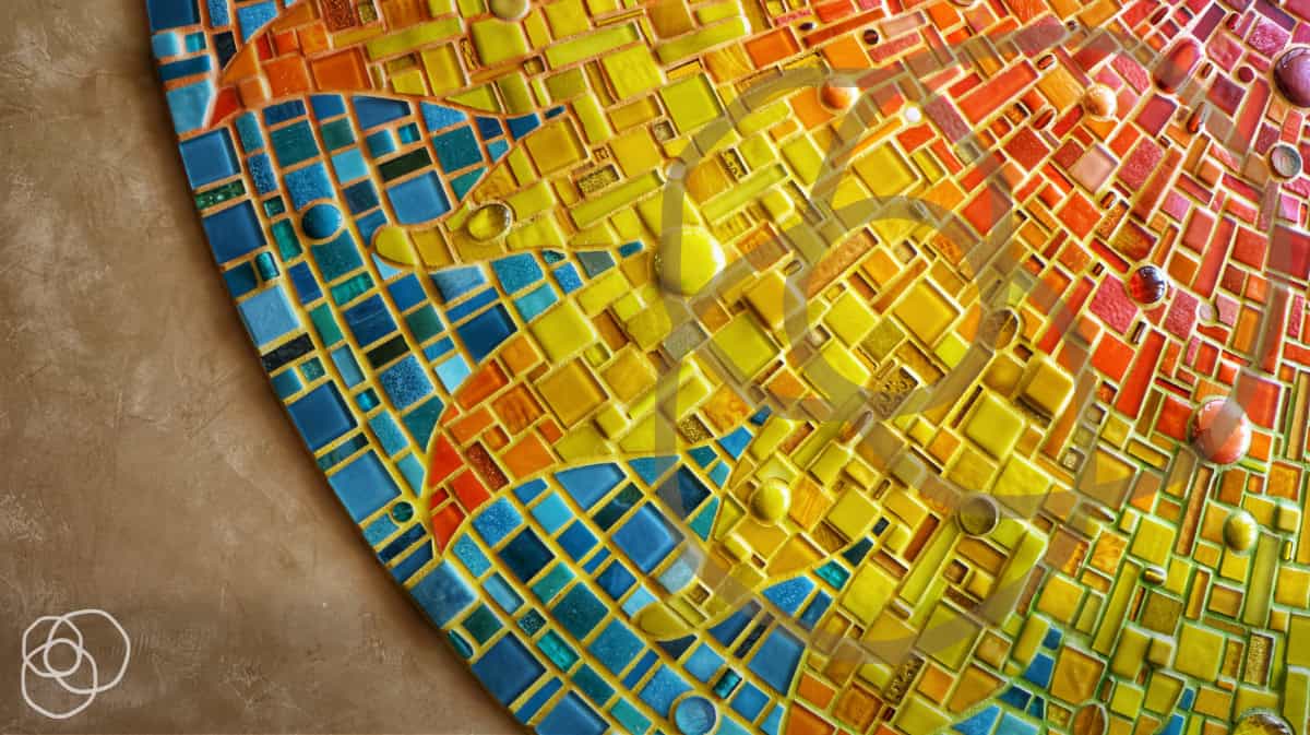 Colorful mosaic artwork representing the Riverwood Church blog